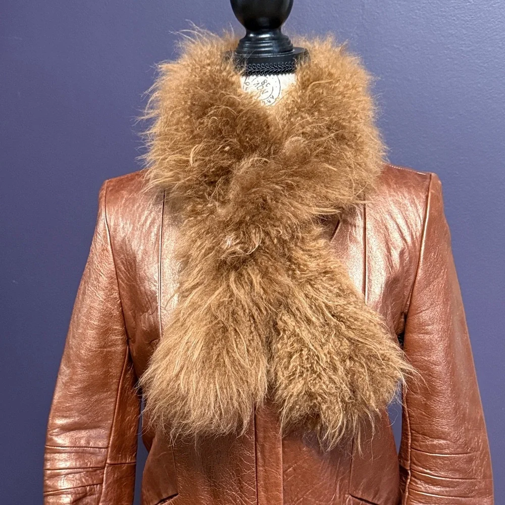 Rebecca Minkoff Metallic Copper Leather Jacket - Picture 8 of 16